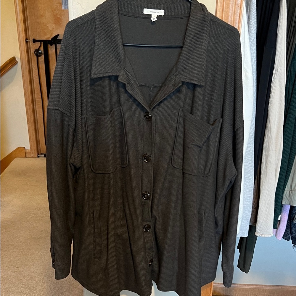 Women's Grey Shacket